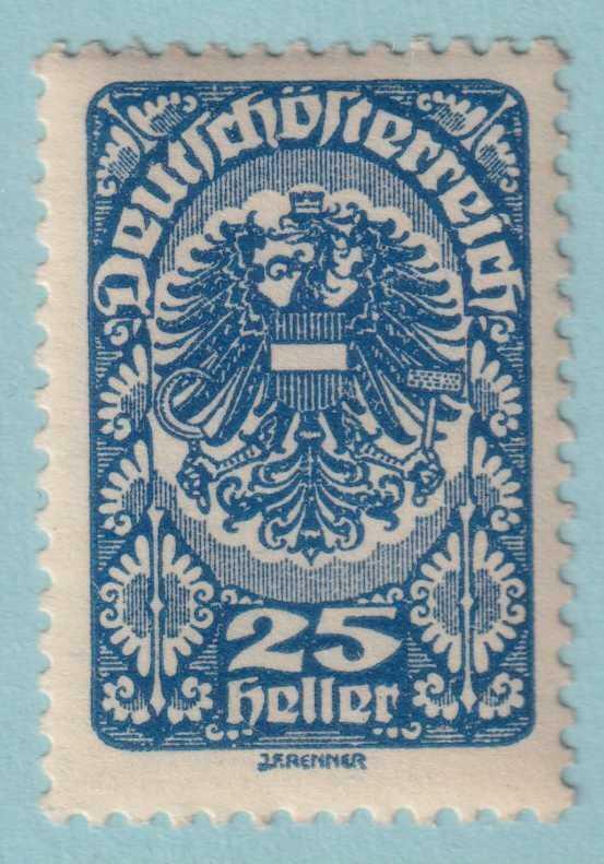 AUSTRIA 209b DEEP BLUE  MINT HINGE REMNANT OG * NO FAULTS VERY FINE! - ZQD