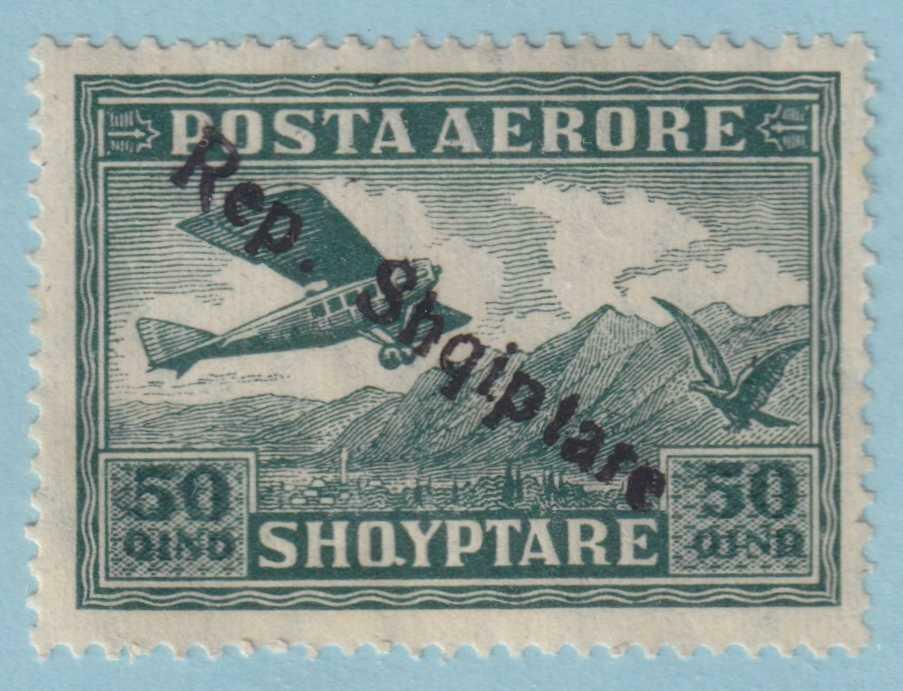 ALBANIA C11 AIRMAIL  MINT HINGED OG * NO FAULTS VERY FINE! - ANM