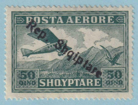 ALBANIA C11 AIRMAIL  MINT HINGED OG * NO FAULTS VERY FINE! - ANM