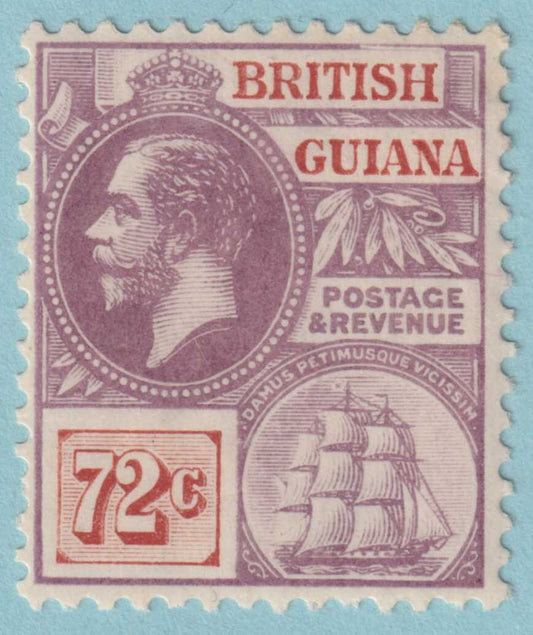 BRITISH GUIANA 187  MINT HINGED OG * NO FAULTS VERY FINE! - RWV
