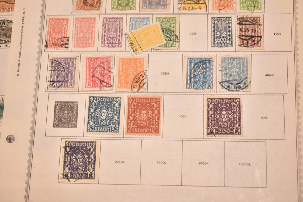 AUSTRIA - STRONG MINT AND USED COLLECTION ON ALBUM PAGES - BIN GAB