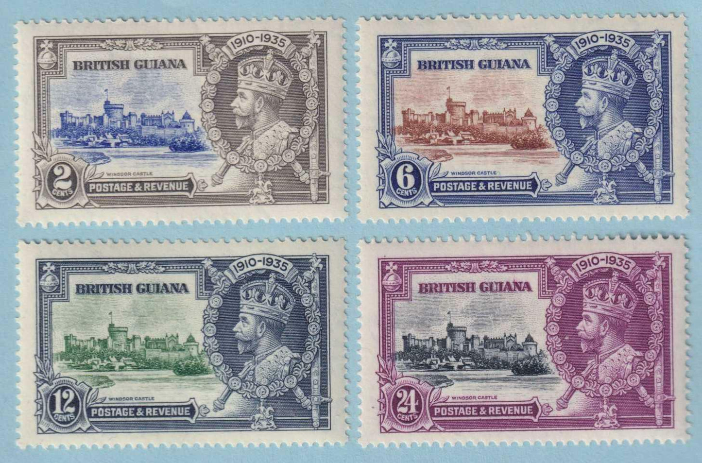 BRITISH GUIANA 223 - 226  MINT HINGED OG * NO FAULTS EXTRA FINE! - X932