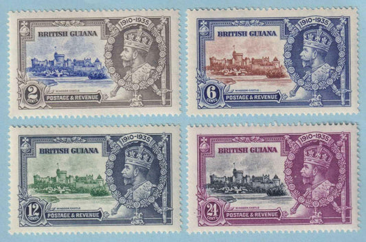 BRITISH GUIANA 223 - 226  MINT HINGED OG * NO FAULTS EXTRA FINE! - X932