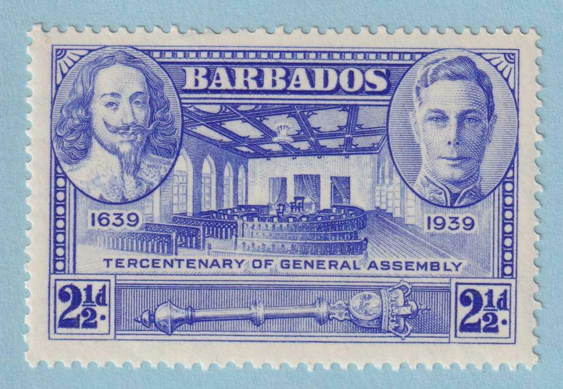 BARBADOS 205  MINT NEVER HINGED OG ** NO FAULTS EXTRA FINE! - ZZI