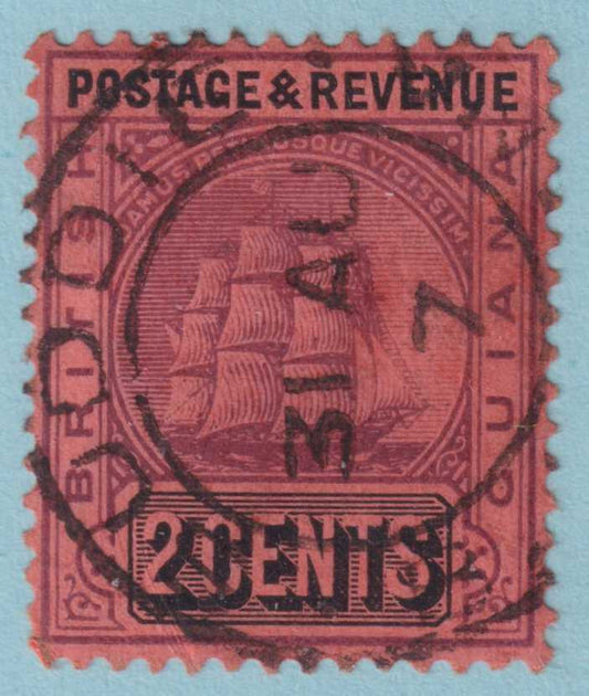 BRITISH GUIANA 161  USED - "SUDDIE" CANCEL - NO FAULTS VERY FINE! - SVU