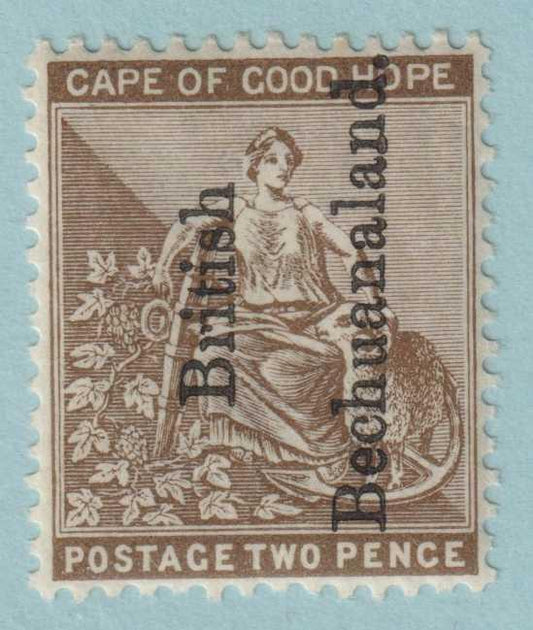 BRITISH BECHUANALAND 32  MINT HINGED OG * BROKEN "R" VARIETY - VERY FINE! - TGE