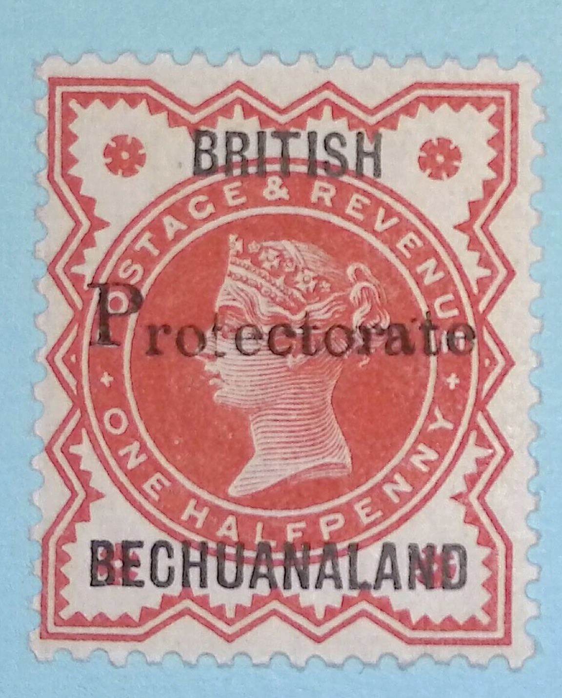 BECHUANALAND PROTECTORATE 52 MINT HINGED OG* VARIETY THIN T!       SKE
