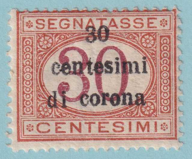AUSTRIA - ITALIAN OCCUPATION NJ11 POSTAGE  DUE MINT NEVER HINGED OG ** OIO