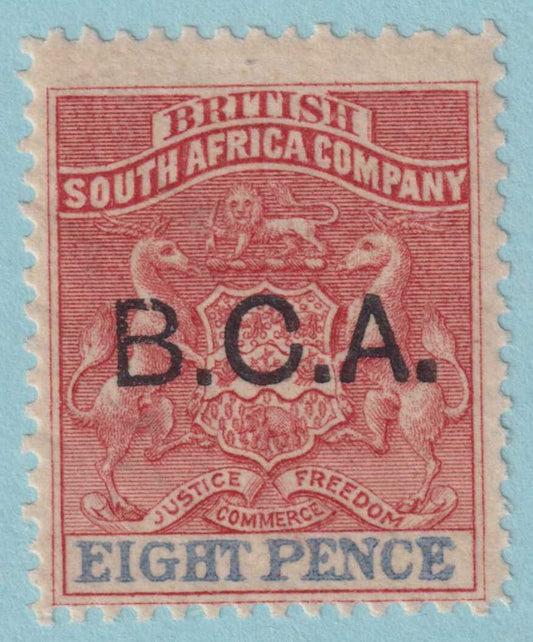 BRITISH CENTRAL AFRICA 6  MINT HINGED OG * NO FAULTS VERY FINE! - JQO