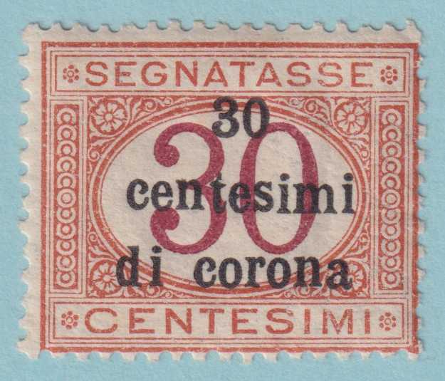 AUSTRIA - ITALIAN OCCUPATION NJ11 POSTAGE DUE  MINT HINGED OG * VERY FINE! - OIQ