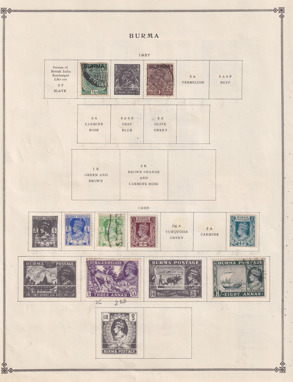 BOSNIA AND HERZEGOVINA & BURMA- MINT AND USED COLLECTION ON ALBUM PAGES - BINDCO