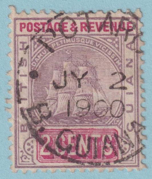 BRITISH GUIANA 133  USED - "POTARO" CANCEL - NO FAULTS VERY FINE! - RXC