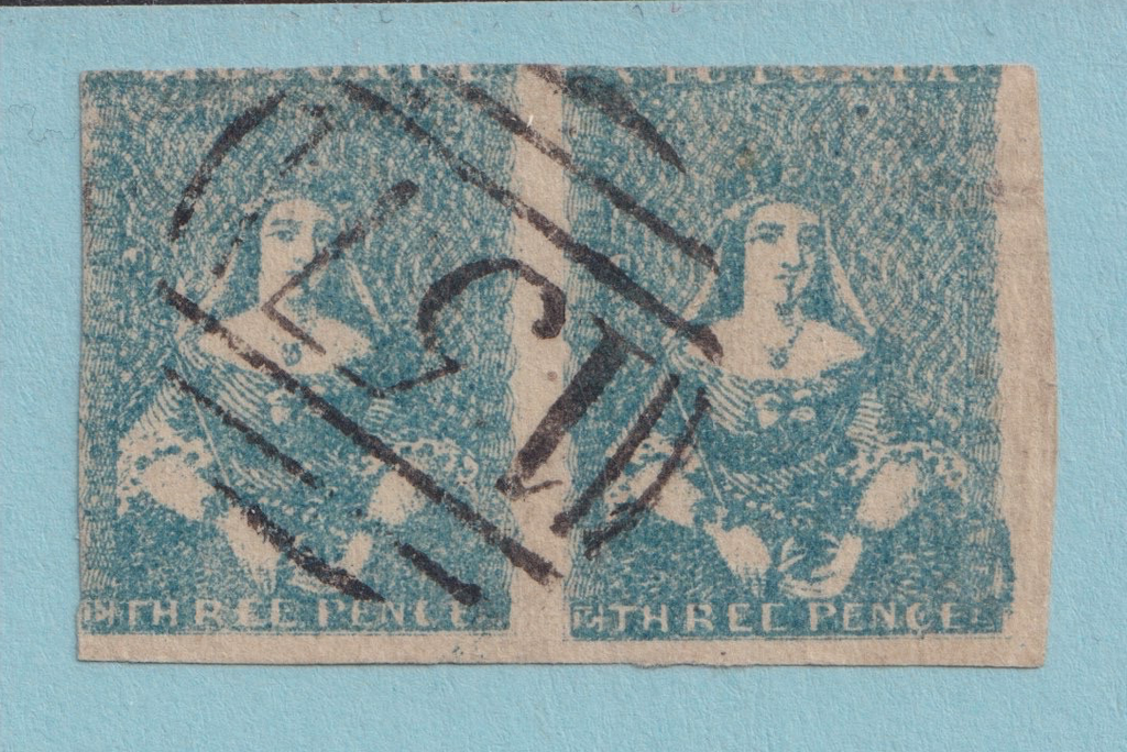 AUSTRALIA VICTORIA 3a COLLINGWOOD  157 CANCEL POSTMARK RATED (R) BY FREEMAN!