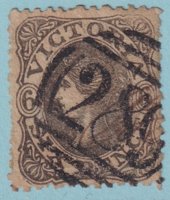 AUSTRALIA VICTORIA HOTHAM 289 CANCEL POSTMARK RATED (RRR) BY FREEMAN! RTV