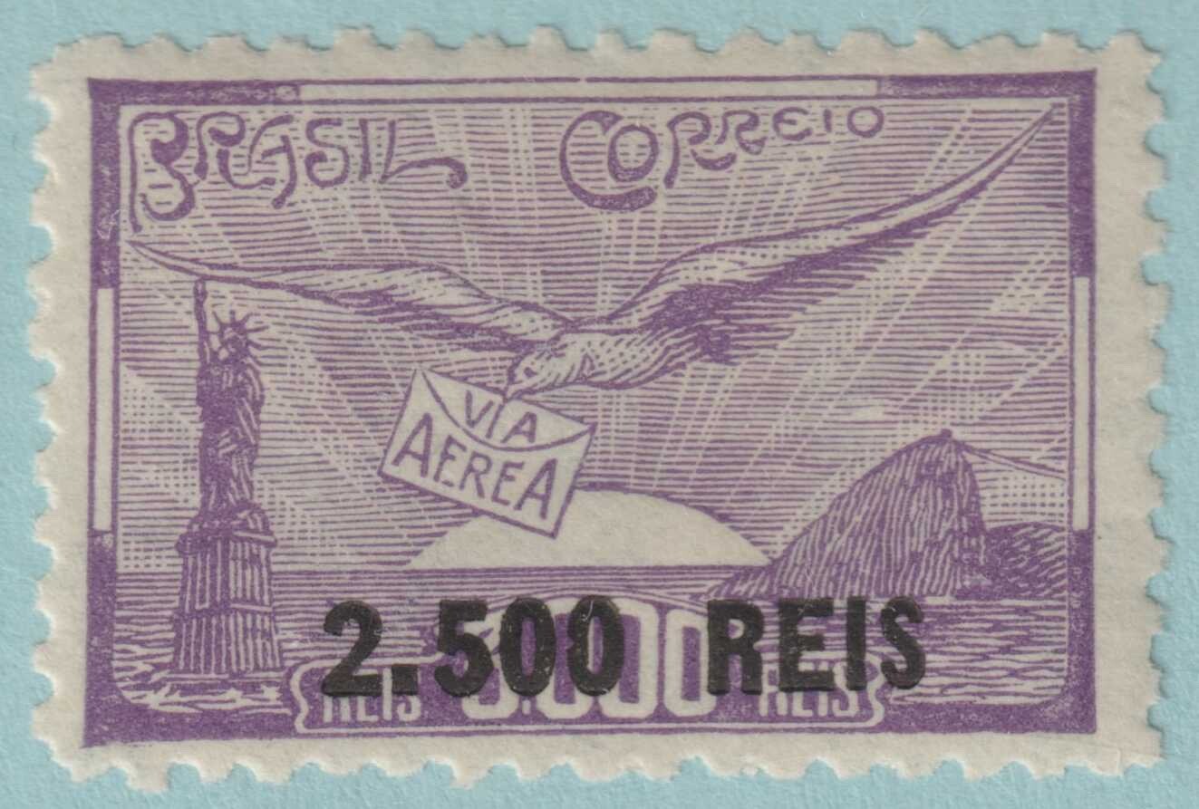 BRAZIL C28 MINT HINGED OG*  NO FAULTS EXTRA FINE! BMJ