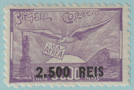 BRAZIL C28 MINT HINGED OG*  NO FAULTS EXTRA FINE! BMJ