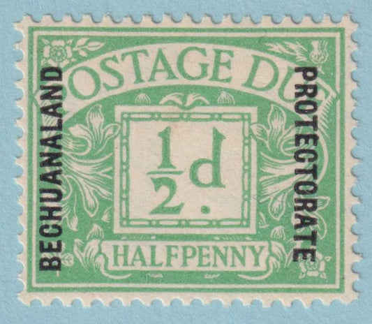 BECHUANALAND PROTECTORATE J2 POSTAGE DUE  MINT HINGED OG * VERY FINE! - NCM