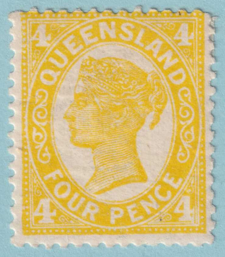 AUSTRALIAN STATES - QUEENSLAND 118  MINT HINGED OG * NO FAULTS VERY FINE! - TIF