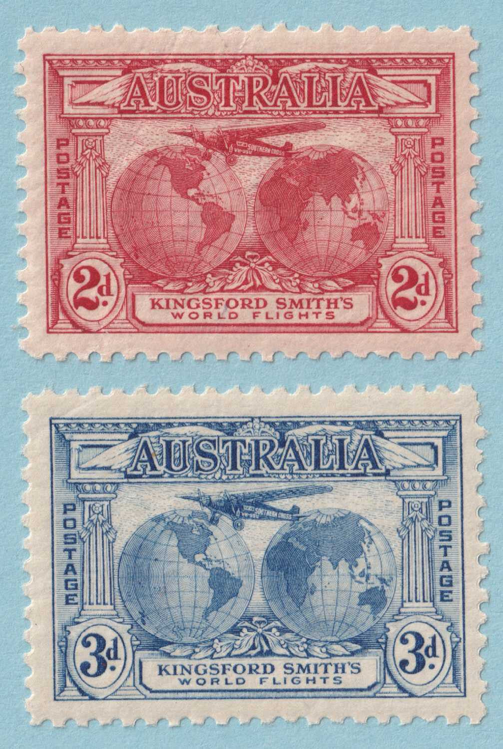 AUSTRAILIA 111 - 112  MINT NEVER HINGED OG ** SET - NO FAULTS VERY FINE! - R492