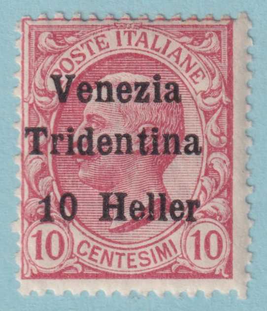AUSTRIA - ITALIAN OCCUPATION N62  MINT HINGED OG *  DROPPED 1 IN 10 - OHE