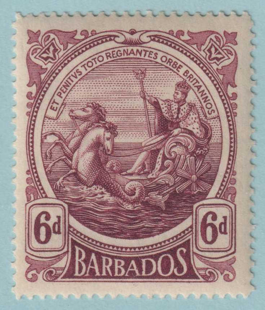BARBADOS 135  MINT HINGED OG * NO FAULTS EXTRA FINE! - ENM