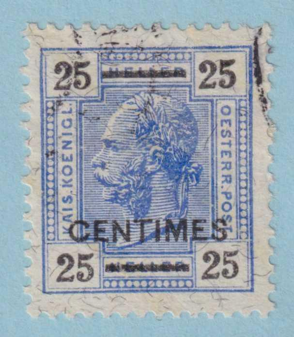 AUSTRIA OFFICES ABROAD - CRETE 3a  USED - PERF 13X12.5 -  EXTRA FINE! - ZTO