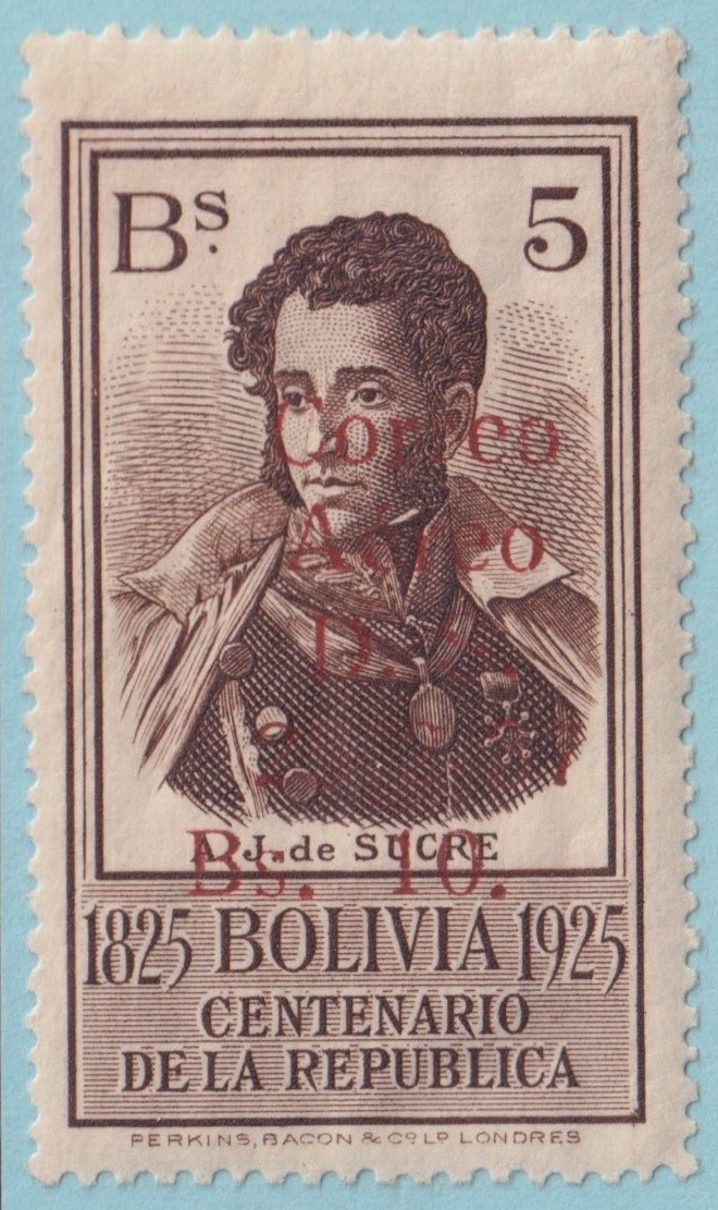 BOLIVIA C62 MINT HINGED OG* NO FAULTS VERY FINE! MQJ