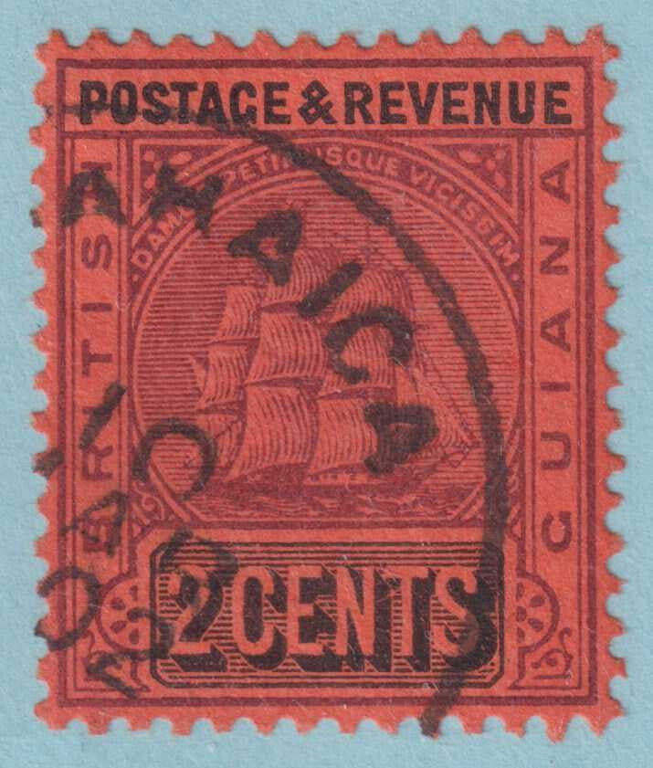 BRITISH GUIANA 134  USED - "MAHAICA" CANCEL - NO FAULTS VERY FINE! - PAO