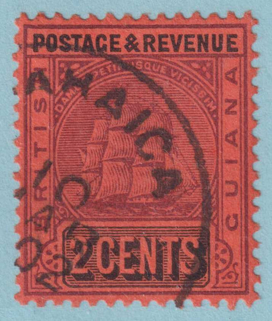 BRITISH GUIANA 134  USED - "MAHAICA" CANCEL - NO FAULTS VERY FINE! - PAO
