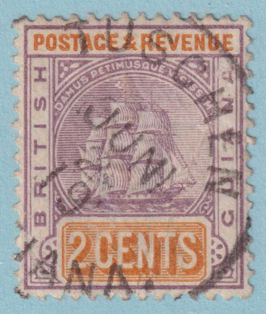 BRITISH GUIANA 132  USED - "TUSCHEN" CANCEL - NO FAULTS VERY FINE! - VMV