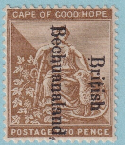 BRITISH BECHUANALAND 39 DOUBLE OVERPRINT MINT HINGED OG* NO FAULTS VERY FINE AYO