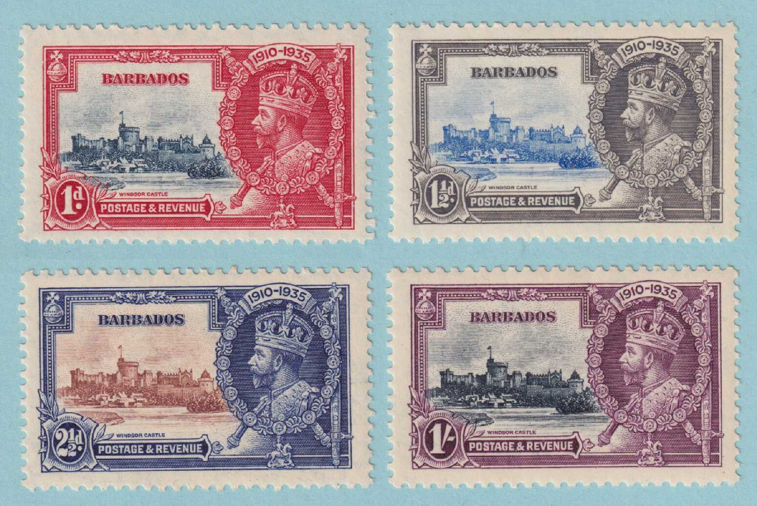 BARBADOS 186 - 189  MINT HINGED OG * SET - NO FAULTS VERY FINE! - P377