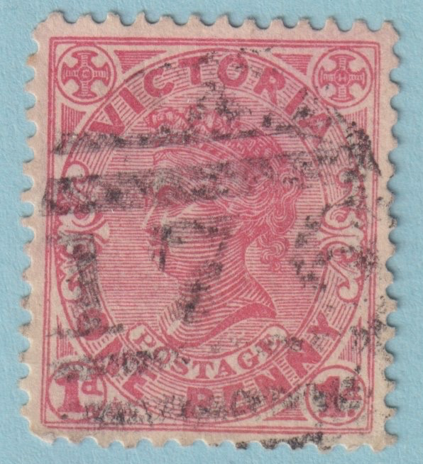 AUSTRALIA VICTORIA LEARMONTH 176 CANCEL POSTMARK RATED (RR) BY FREEMAN! POW