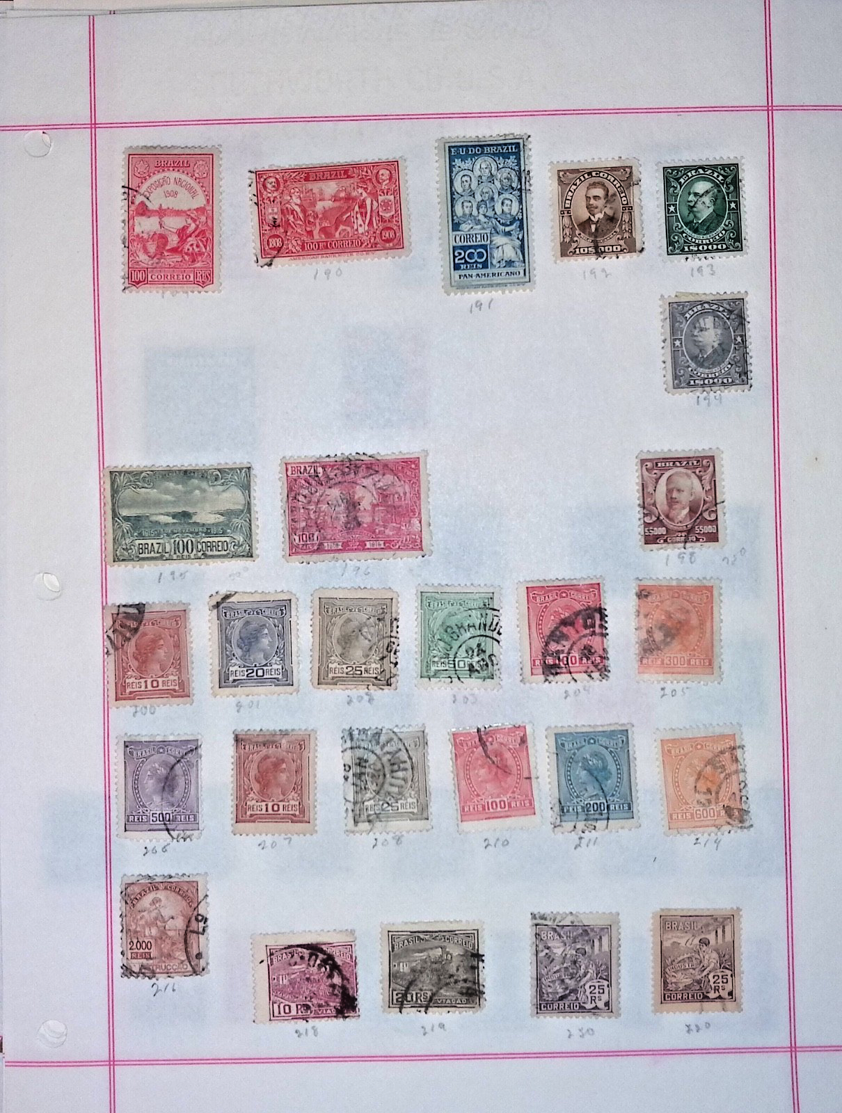 BRAZIL STRONG OLD COLLECTION ON ALBUM PAGES ON 81 PAGES! UNCHECKED! Q142