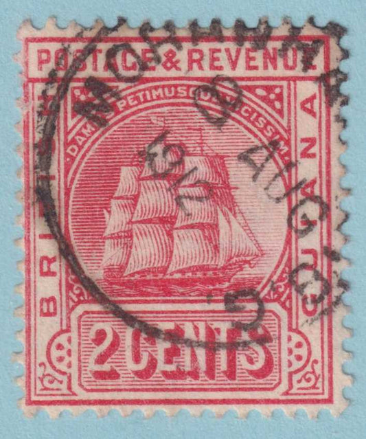 BRITISH GUIANA 172b  USED - "MORAWHANNA" CANCEL - NO FAULTS VERY FINE! - ZLK