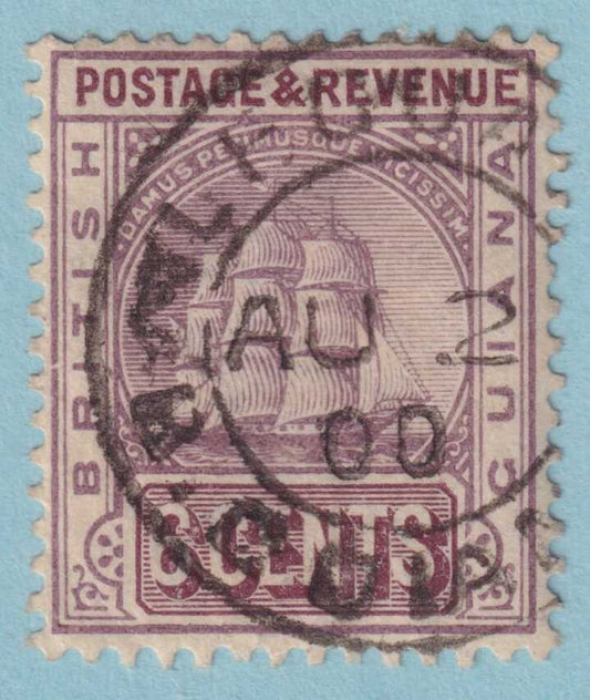 BRITISH GUIANA 137  USED - "LEGUAN" CANCEL - NO FAULTS VERY FINE! - LBN