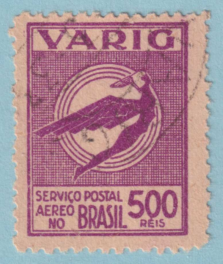 BRAZIL - VARIG 3CL32  USED - NO FAULTS VERY FINE! - ZGP