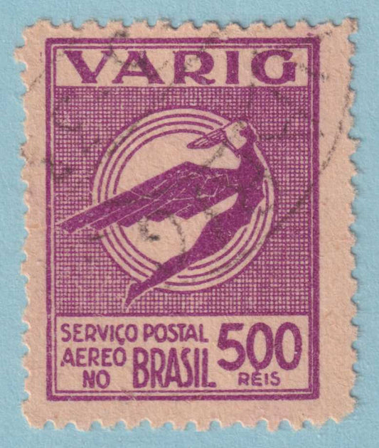 BRAZIL - VARIG 3CL32  USED - NO FAULTS VERY FINE! - ZGP