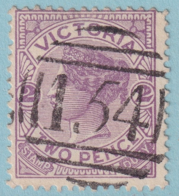 AUSTRALIA VICTORIA CLARENDON 154 CANCEL POSTMARK RATED (R) BY FREEMAN! QEK