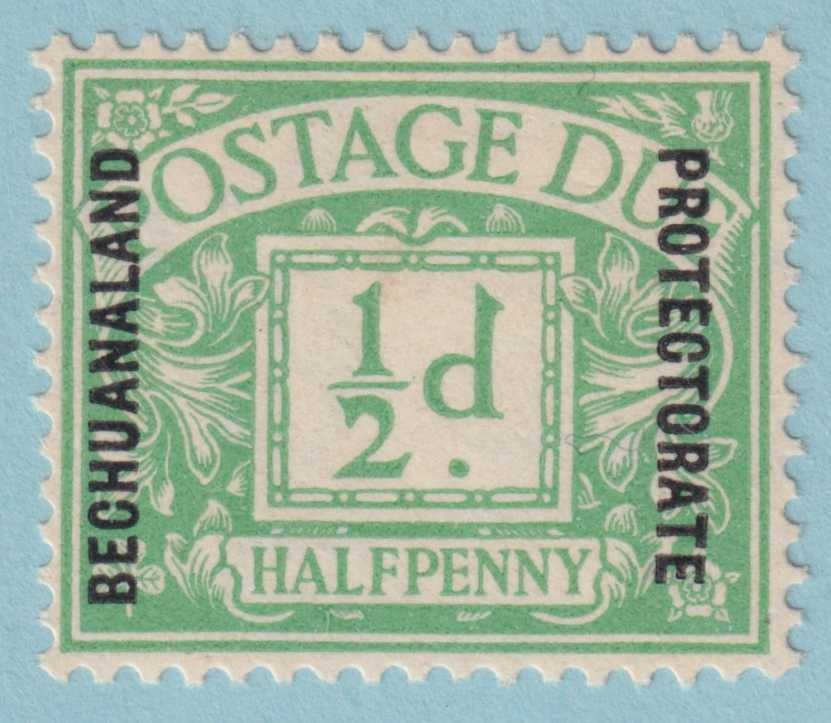 BECHUANALAND PROTECTORATE J1 POSTAGE DUE  MINT HINGED OG * VERY FINE! - NCL
