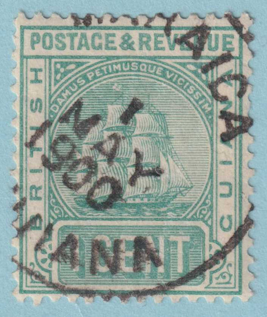 BRITISH GUIANA 131A  USED - "MAHAICA" CANCEL - NO FAULTS VERY FINE! - UCJ