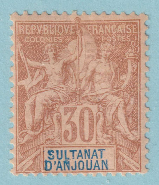 ANJOUAN 12  MINT HINGED OG * NO FAULTS VERY FINE! - RMZ