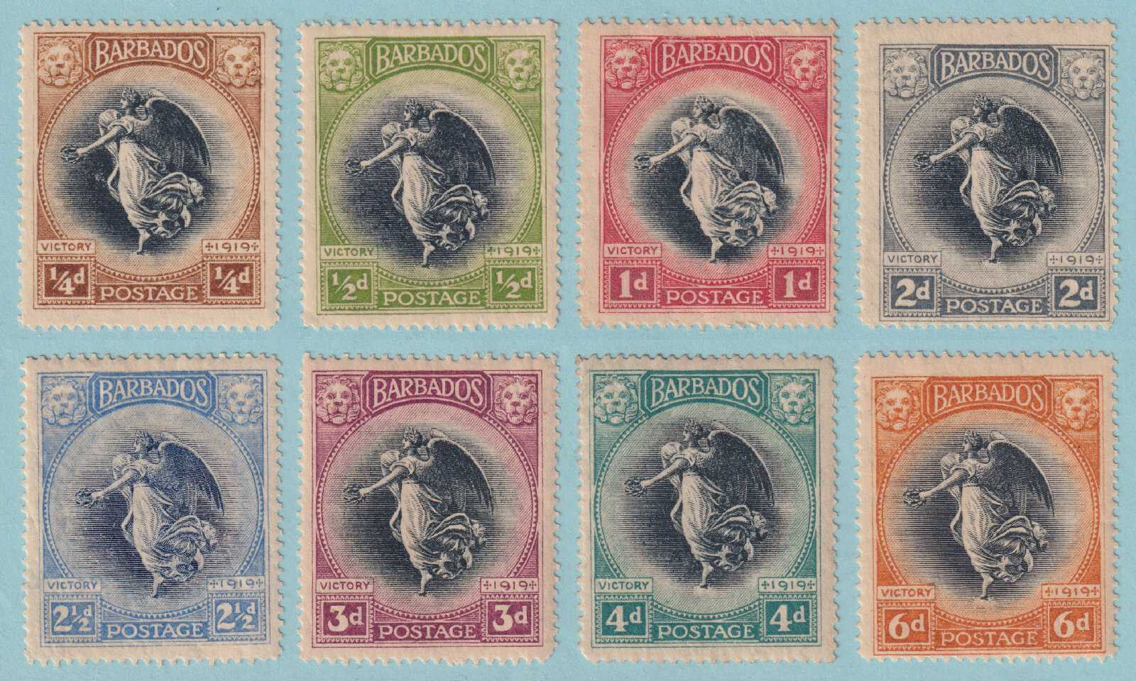 BARBADOS 140 - 147  MINT HINGED OG * NO FAULTS VERY FINE! - P837