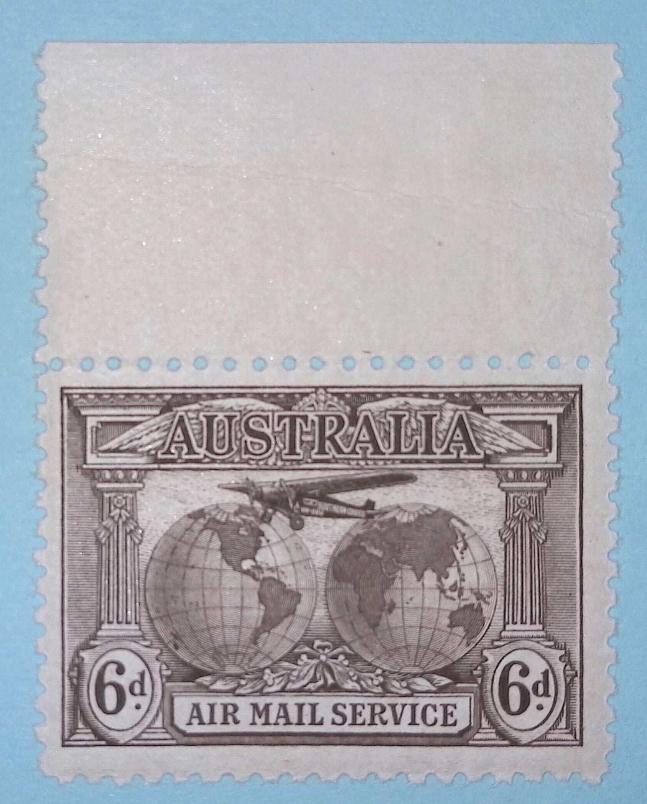AUSTRALIA C3 AIRMAIL MINT NEVER HINGED OG** NO FAULTS VERY FINE! ZGW