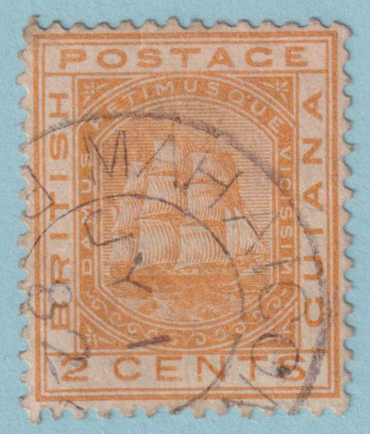 BRITISH GUIANA 108  USED - "MAHAICONY" CANCEL - NO FAULTS VERY FINE! - YTY