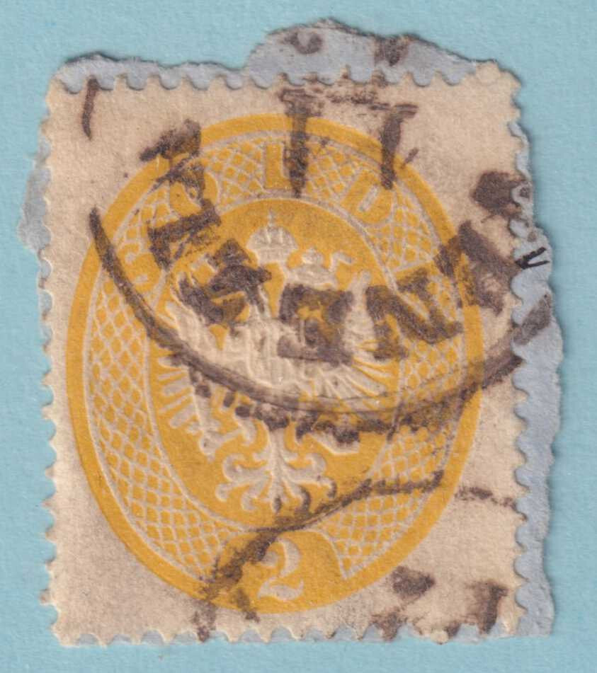 AUSTRIA - LOMBARDY-VENETIA 15  USED ON PIECE - NO FAULTS VERY FINE! - KEC