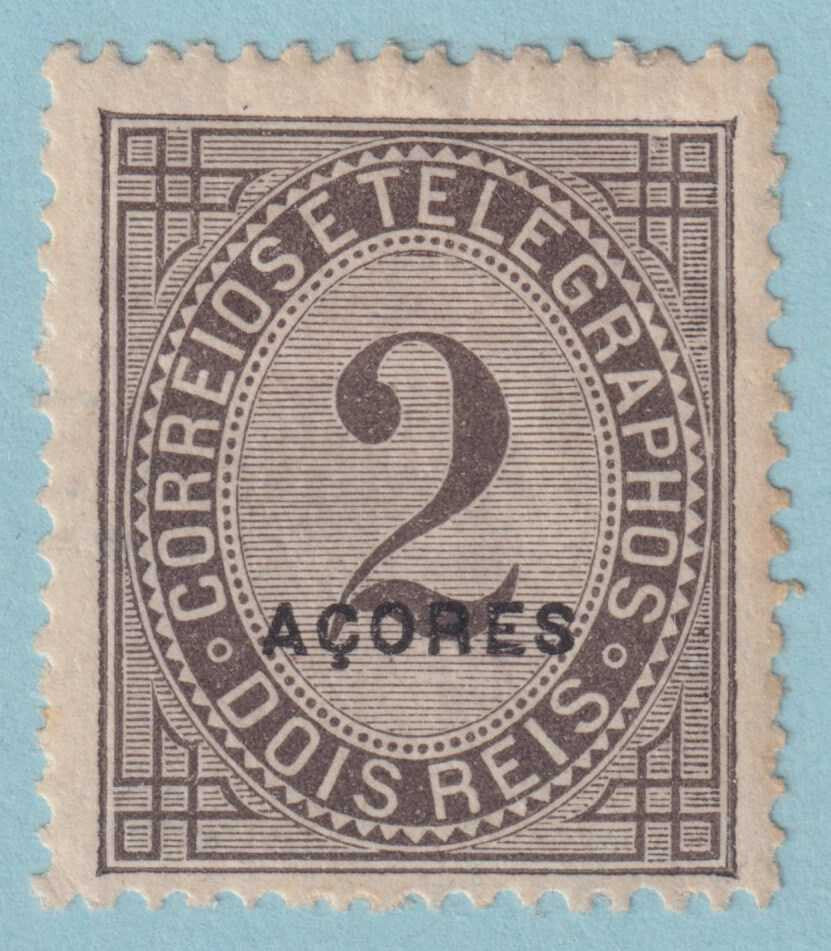 AZORES P1 NEWSPAPER STAMP  MINT HINGED OG * NO FAULTS VERY FINE! - JRW