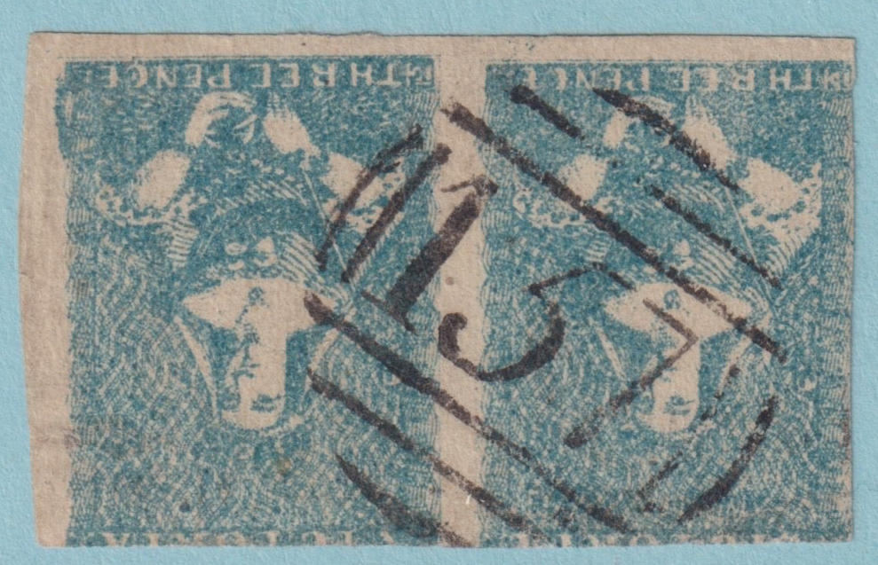AUSTRALIA VICTORIA 3a COLLINGWOOD  157 CANCEL POSTMARK RATED (R) BY FREEMAN!