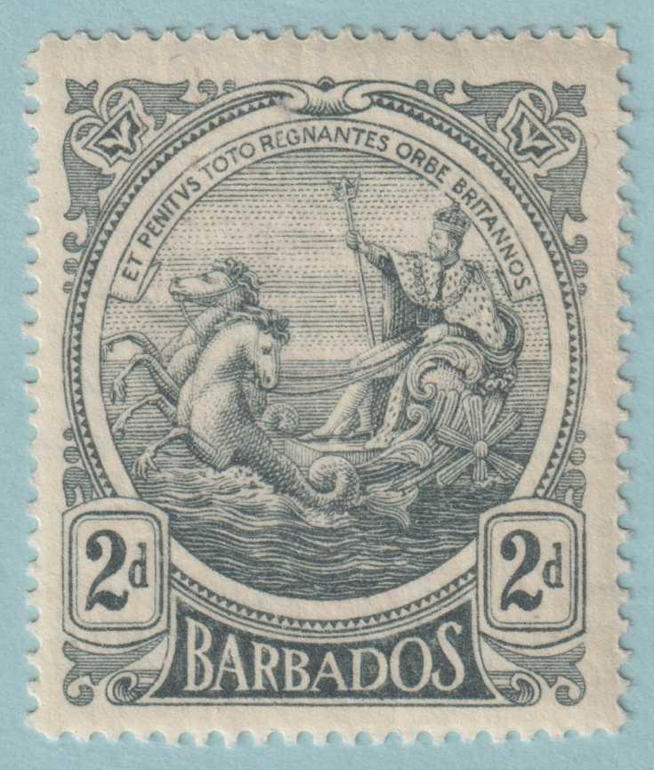 BARBADOS 130  MINT HINGED OG * OFFSET ON BACK - EXTRA FINE! - ENJ