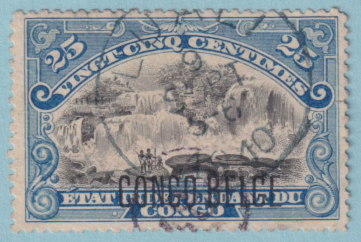 BELGIAN CONGO 34  USED - NICE BLUE SON CANCEL - NO FAULTS VERY FINE! - XAF